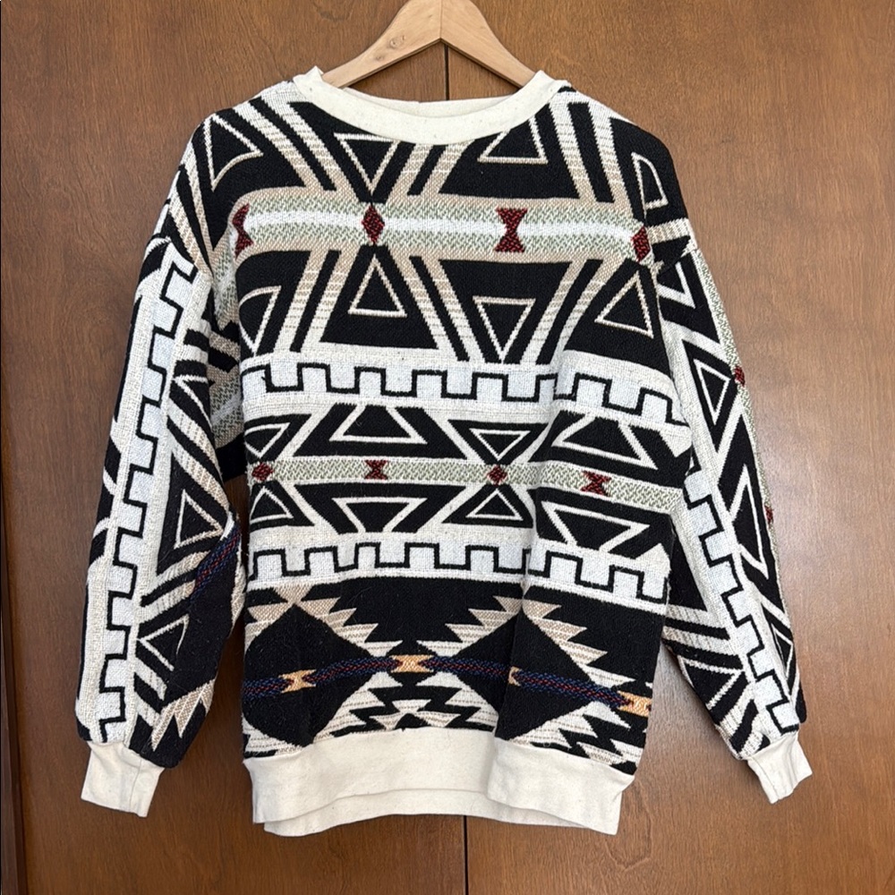 Geometric Patterned Sweater